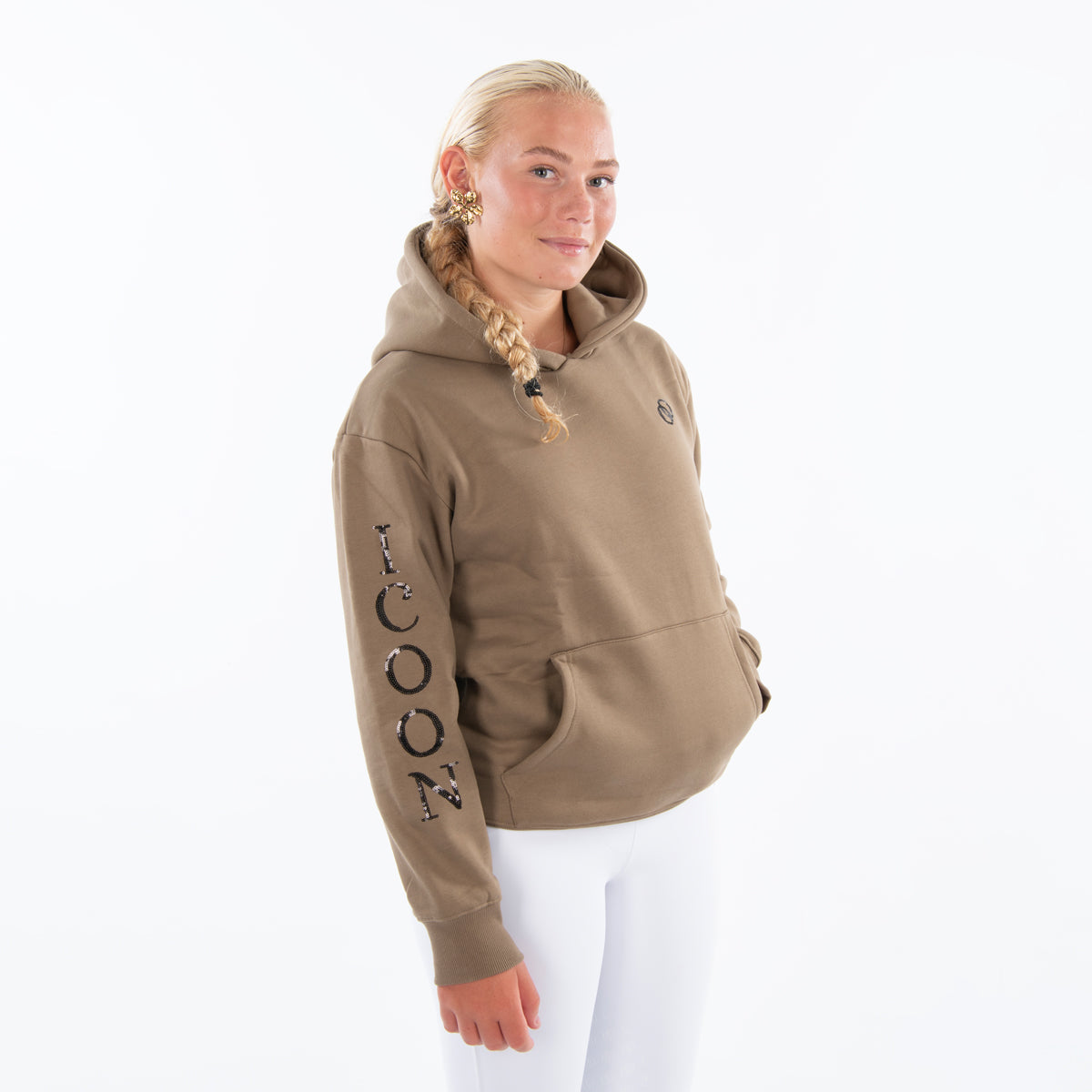Nicci Beige Hoodie
