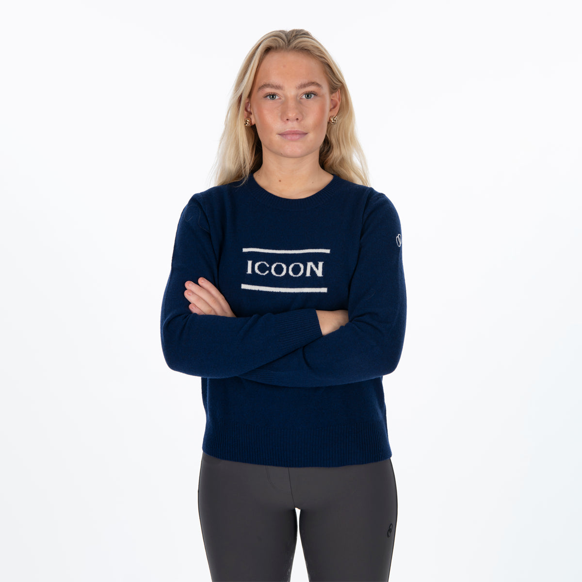 Bianca Blue Merino Wool Sweater