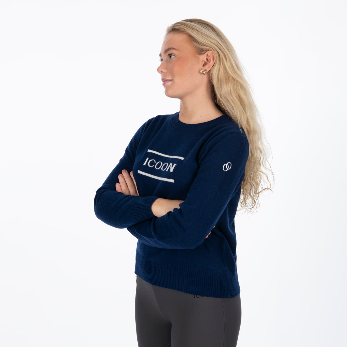 Bianca Blue Merino Wool Sweater